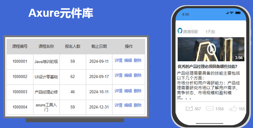 Axure元件库（WEB/APP）